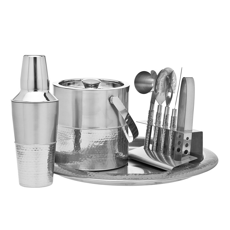 Ensemble d'outils de bar 9 pièces Burkhalter, Inoxydable