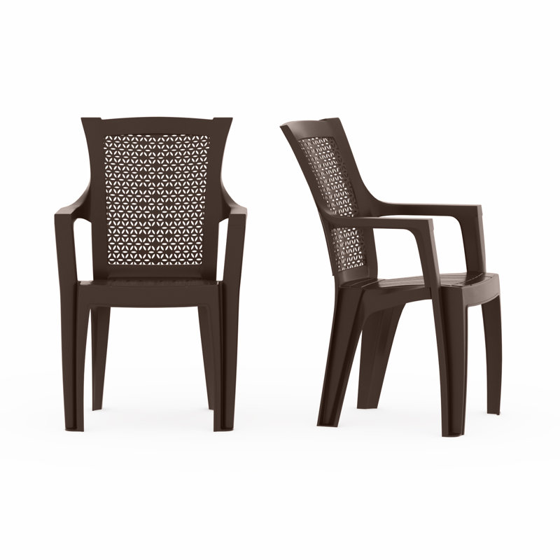 Sidiki Outdoor Lounge Chair, Globus Brown