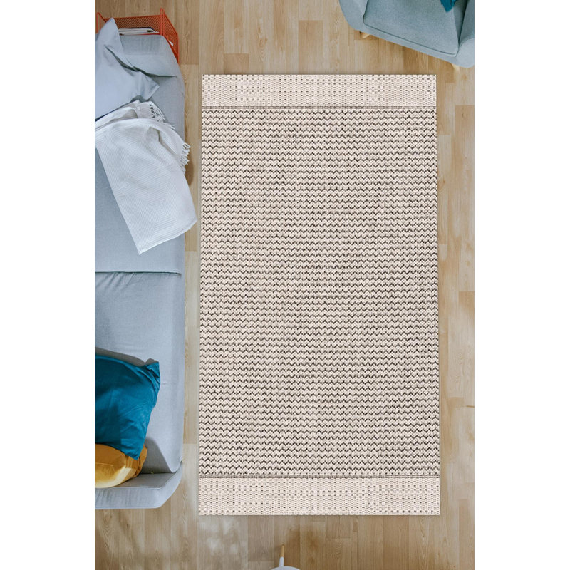 Tapis Ariyal avec envers antidérapant, Tapis de couloir 2 pi 7 po x 6 pi 7 po