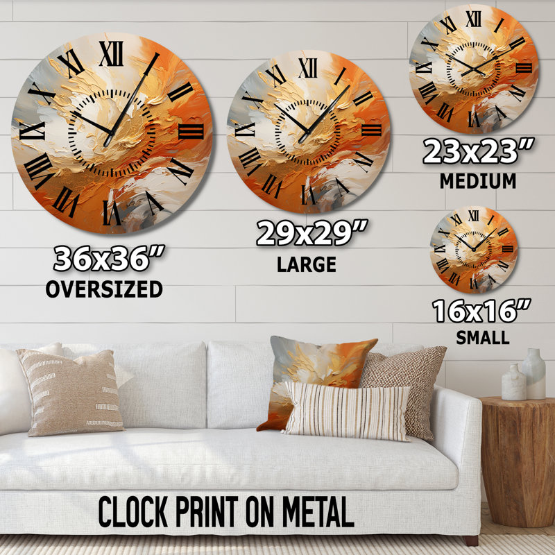 Horloge murale Golden Golden Surge, Médium