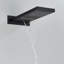 Thermostatic Concealed Bathroom Shower Set Rain Waterfall Head Mixer Tap Black