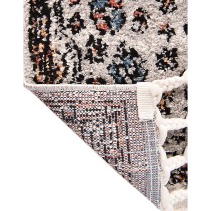 Tapis gris Albia, Tapis de couloir 2 pi 7 po x 13 pi