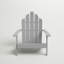 Chaise Adirondack en bois massif Ivania-1134760743