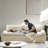 Padillo 90"W Modern Compression Sofa-640189384