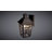 Garfield Park 12 In. H 1-Light Textured Black Outdoor Wall Sconce Made Of Rust-Resistant Aluminum, Clear Seeded Glass Shade, LED Compatible, Use For Exterior Porch Patio Front Door Or Garage