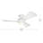 Sola 44" Matte White LED Ceiling Fan-773059937-773059948