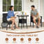Outdoor Rattan Chairs and Side Table-1854214462