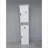Storage Cabinet | 69” H Narrow Unit with 2 Barn Doors, 1 Drawer &amp; Adjustable Shelves | Slate Gray Particle Board | for Bathroom, Living Room, Entryway-18129374