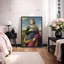 «Saint Catherine Portrait Art», art féminin de la Renaissance, reproduction d'art sur toile encadrée-123628044-123628040