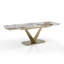 Bahid Extendable Metal Base Dining Table-1565231797
