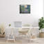 Art mural classique sur toile flottante encadrée "Classical Woman in Garden" par one1000paintings-762164181-762164186