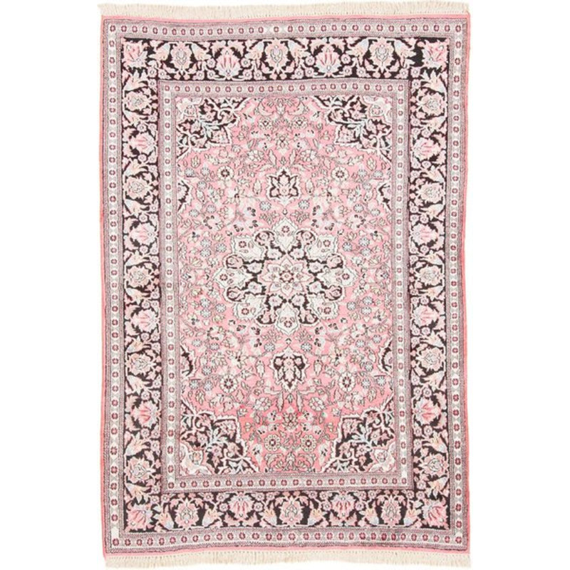 Rectangle 127 cm x 186 cm Oriental Hand Woven Area Rug