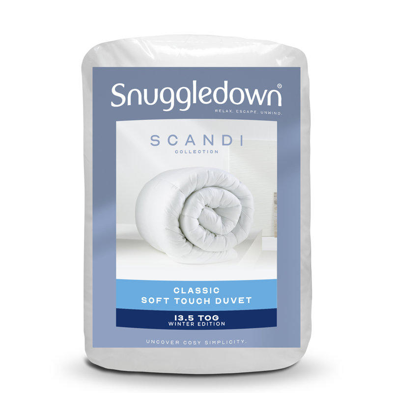 Scandinavian Classic Soft Touch 13.5 Tog Duvet, Double
