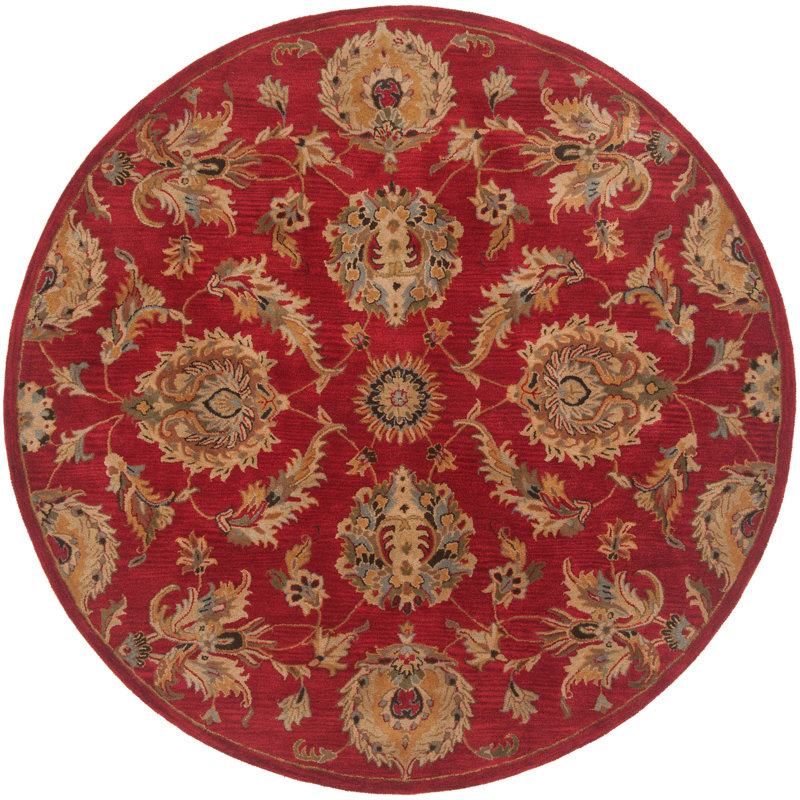 Hamill Hand Tufted Wool Indoor Rug, Round 7'9"