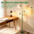 Vintage Flower Floor Lamp With 3 Adjustable Gooseneck Heads, 3 Color Temperature LED Bulbs Included, Flexible Reading Light For Living Room, Bedroom, Office Home Decor