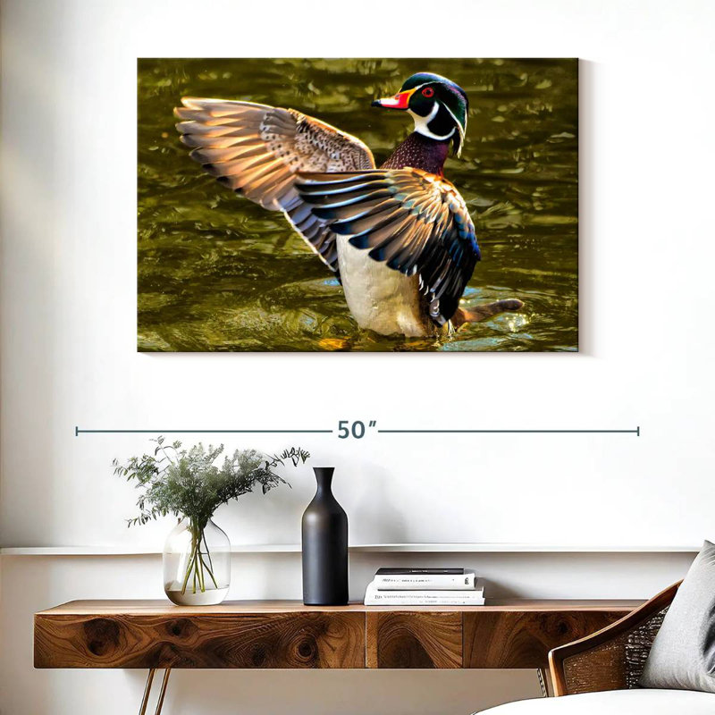 Brampt Duck Flapping Wings, 26" H x 39" W