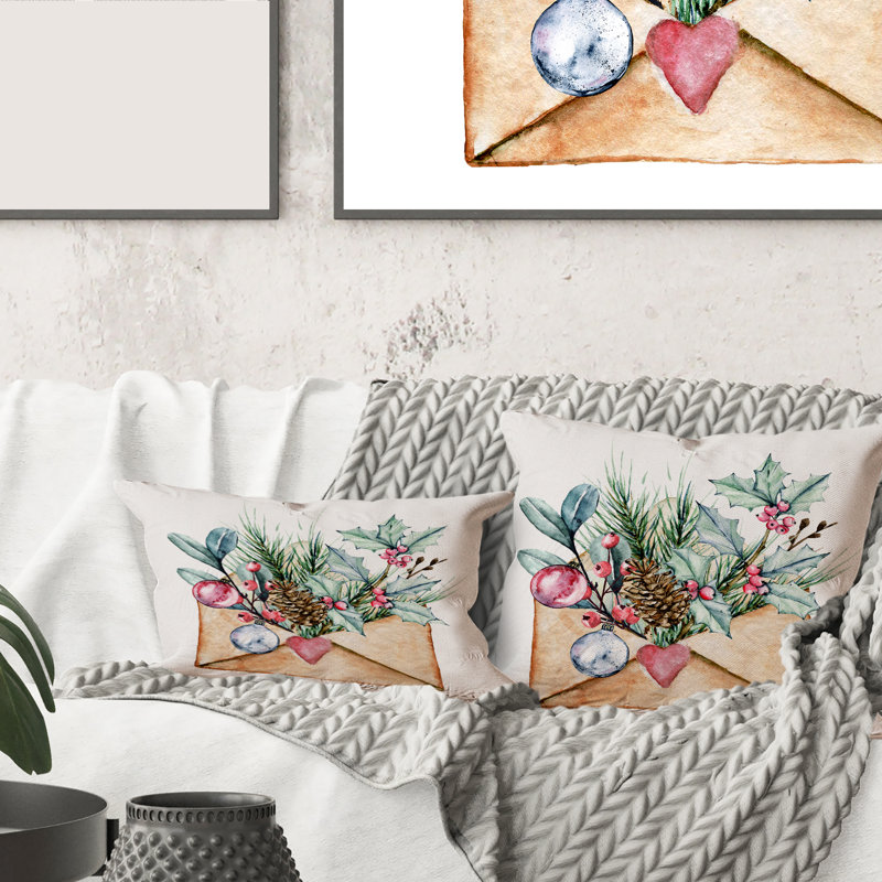 Floral Throw Pillow