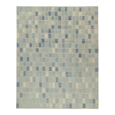 Scandinavian Wool Geometric Area Rug