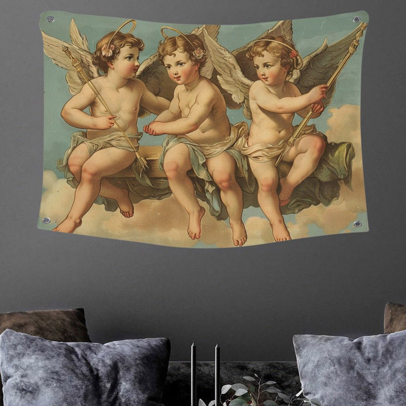 Tapisserie en microfibre, H 50 po x l 60 po