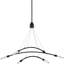 Lustre unique à 6 lumières DEL Besek-709743190