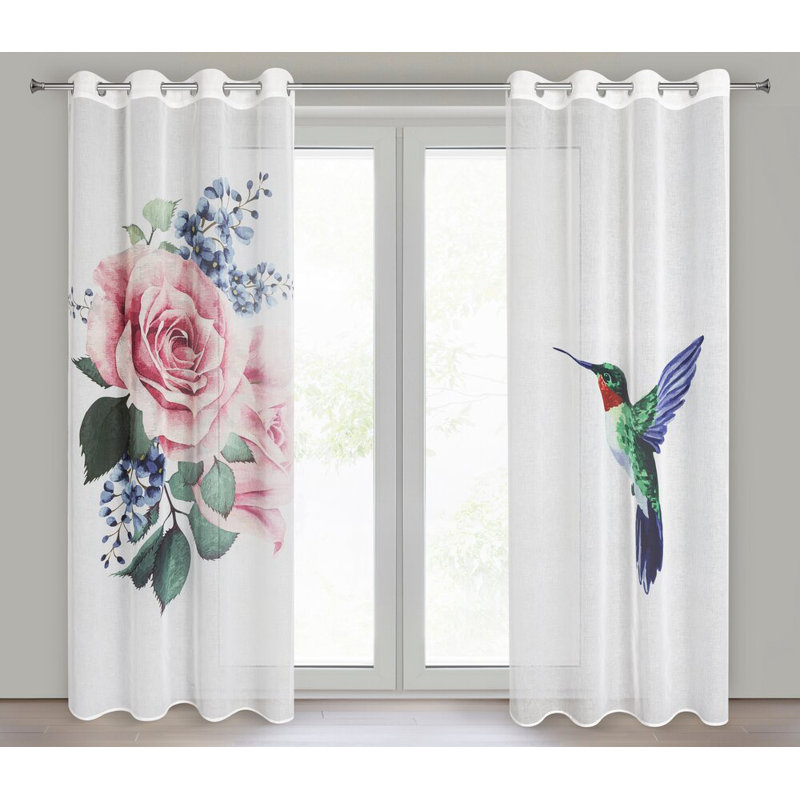 Cattina Semi Sheer Curtain Pair