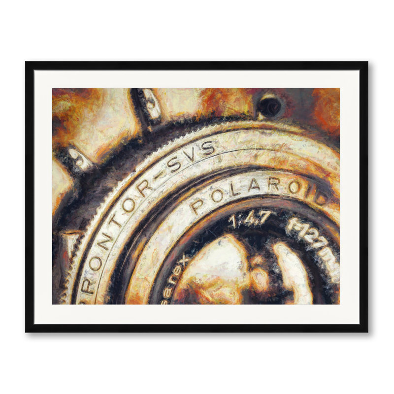Polaroid Pathfinder Print by Scott Norris, Black Framed Paper, 24" H x 30" W