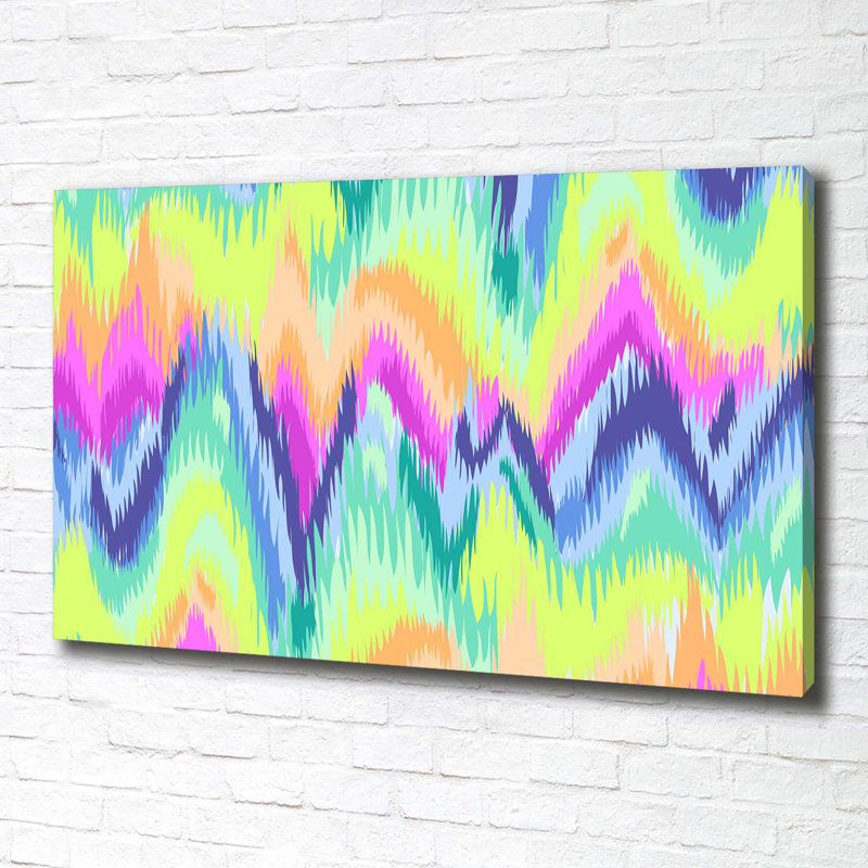 Rainbow Background - Wrapped Canvas Print