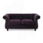 Canapé Chesterfield avec capitonnage à boutons profonds et détails cloutés