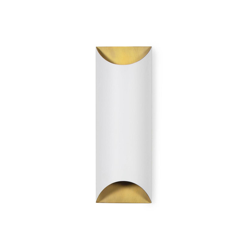 Meyer Metal Sconce, White