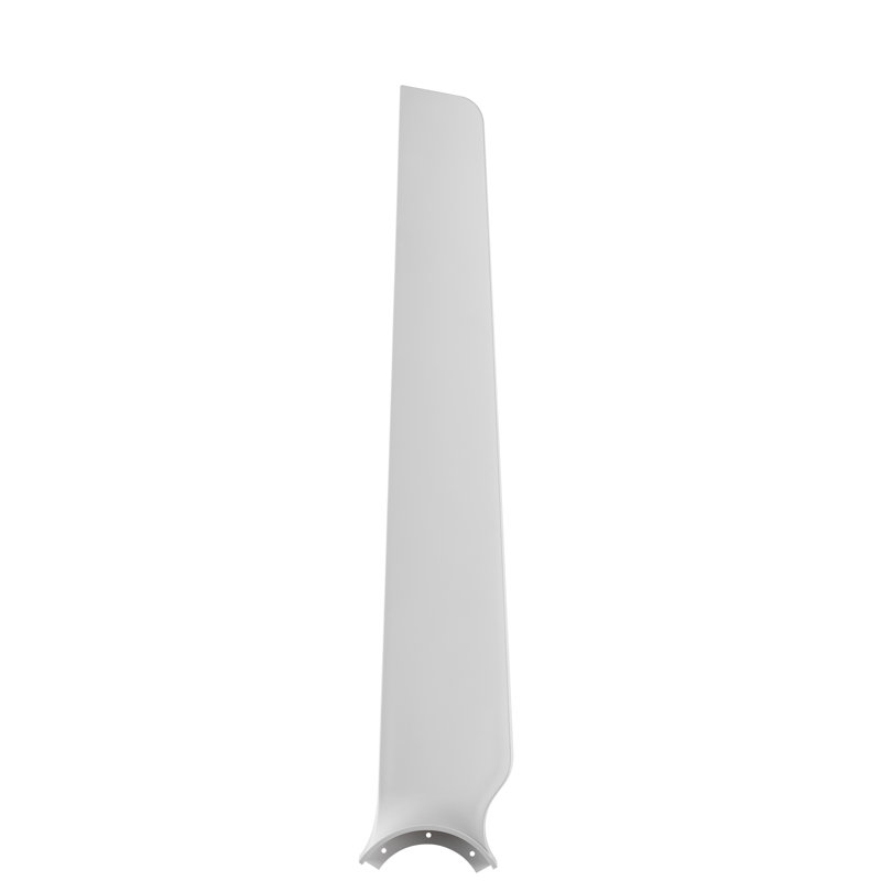 TriAire 64 inch Indoor/Outdoor Ceiling Fan Blade Set of 3 - Matte White, Matte White, 1.94" H x 30.65" W x 5.92" D