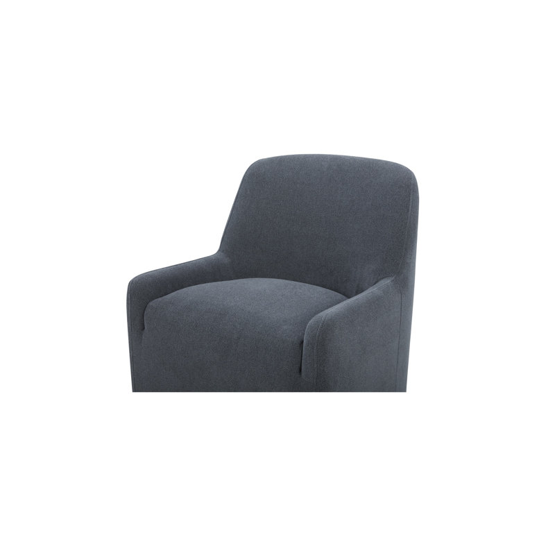Maisie Rolling Dining Chair Slate Blue, Blue