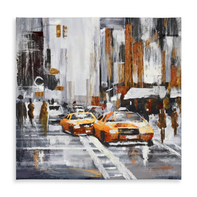 Abstract Citystreet Tablecloth | Indoor/Outdoor Home Decor