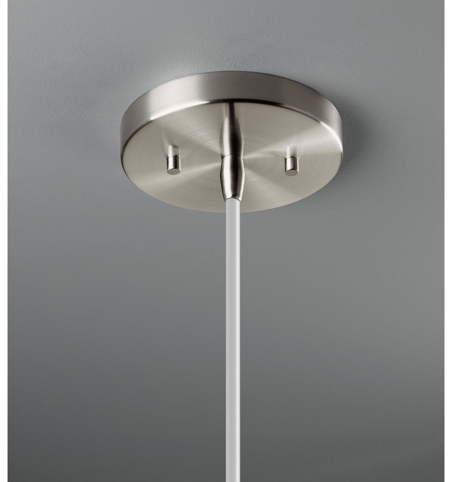 Fens Single Light Ceramic Dimmable Pendant, Polished Chrome, Reflecting Pool