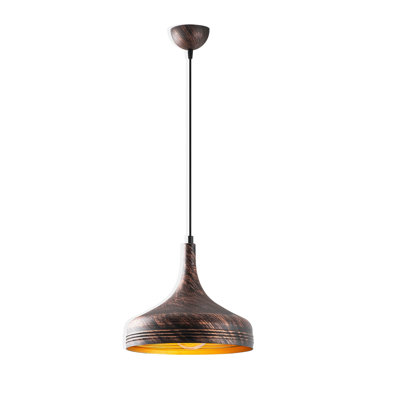 Metal Body Adjustable Height Single Pendant
