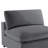 Caylie Armless Slipper Chair - Charcoal