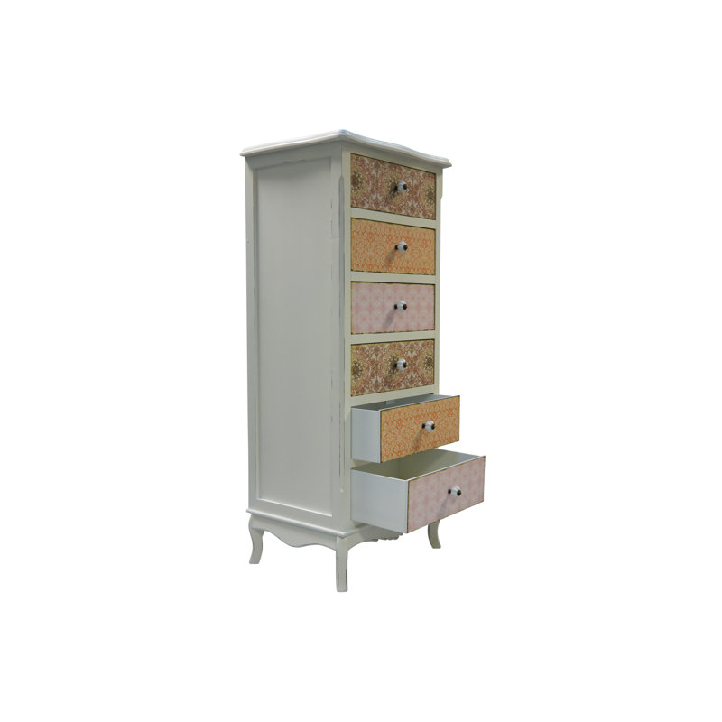 6 Drawer Tallboy Chest