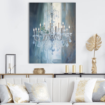 «Jahliya Chandelier Apaisant Serenade II», reproduction d'art sur toile
