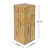End Table With Wood-like Appearance Design Feature, 33.31" High, Natural Color Option, Indoor Outdoor Function, Mixable For Layered Decorations Wood-look In Structure, Tall, Design, Decor,-407993333