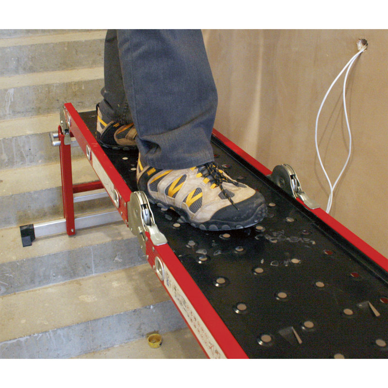 Kerensa 12- Step Aluminium Lightweight Folding Small Step Ladder