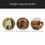 Table de bout arquée, table de thé à 2 niveaux, table de vestibule en bois