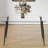 Modern Glass Table With Black Metal Leg Supports, Seating For 4-6, Easy To Clean And Install, Suitable Different Spaces Rectangular Tempered Frame, Seats Up, Suited Various