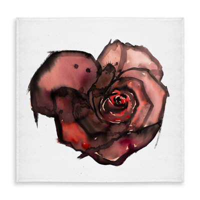 Dark Rose Botanical Tablecloth | Indoor/Outdoor Home Decor