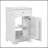 Soft Closing Door Bathroom Vanity With Adjustable Shelve-954171750