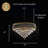 Luxury Gold And Black Crystal Light Fixture-417439