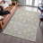 Premium Machine Washable Dahl AMF1086 Floral Rug-1146869119