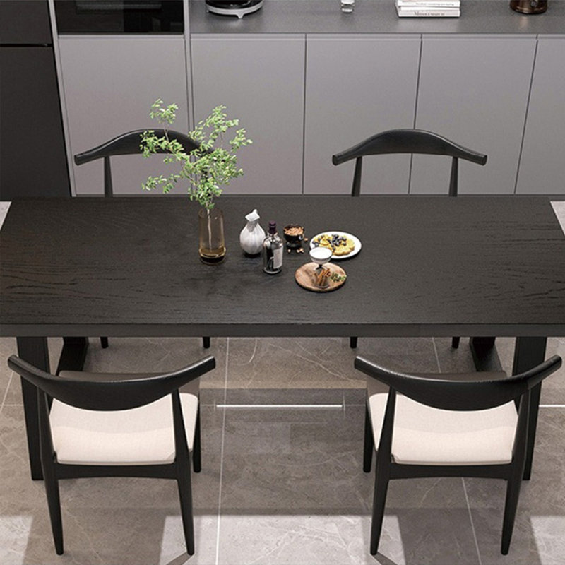 Ensemble de table entièrement en bois massif, H 29,92 po x L 86,61 po x l 35,43 po