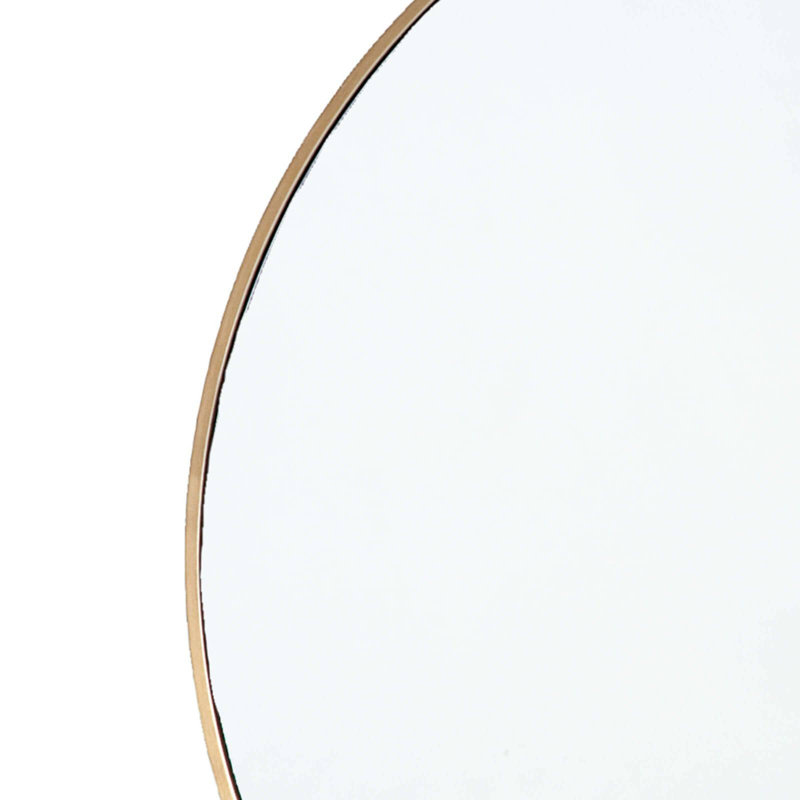 Metal Wall Mirror, Brass