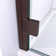 Lumen 42" x 74.75" Square Hinged Shower Enclosure with Base Included