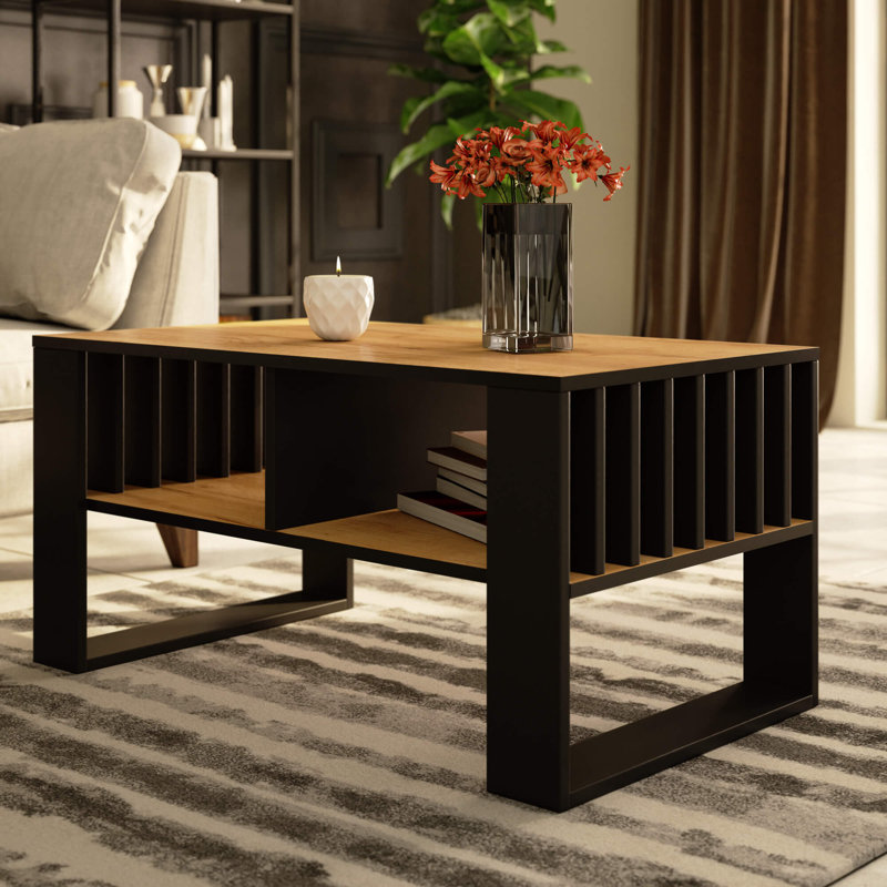 Shaian Four Leg Coffee Table with Storage