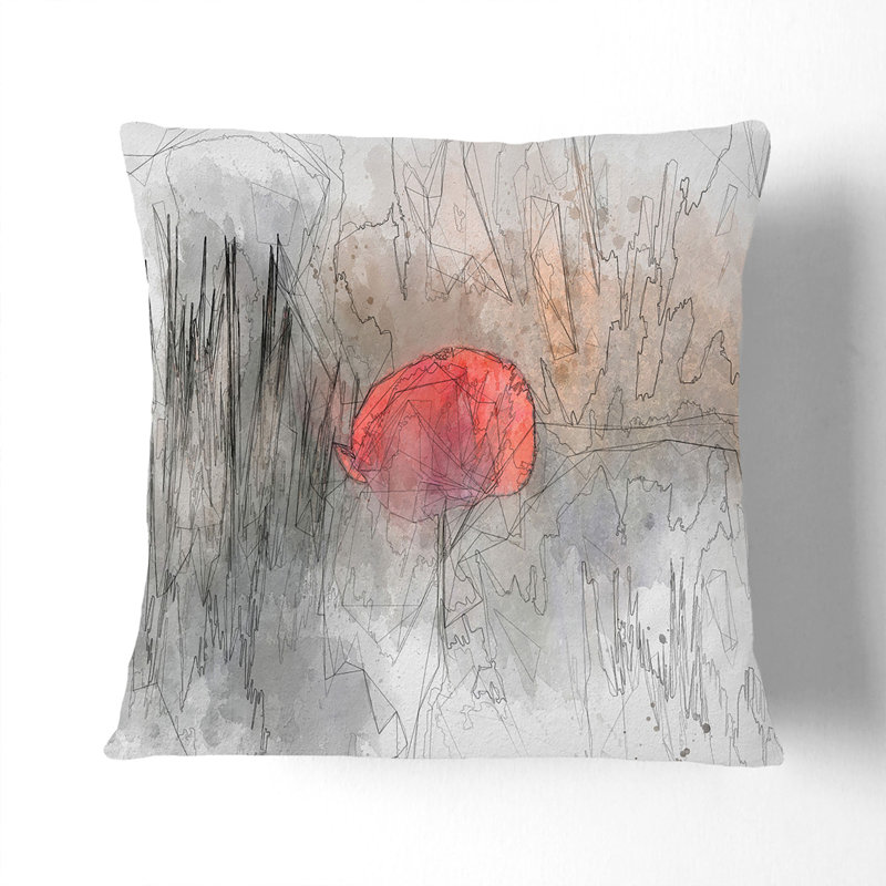Square Throw Cushion, 55cm H x 55cm W x 20cm D